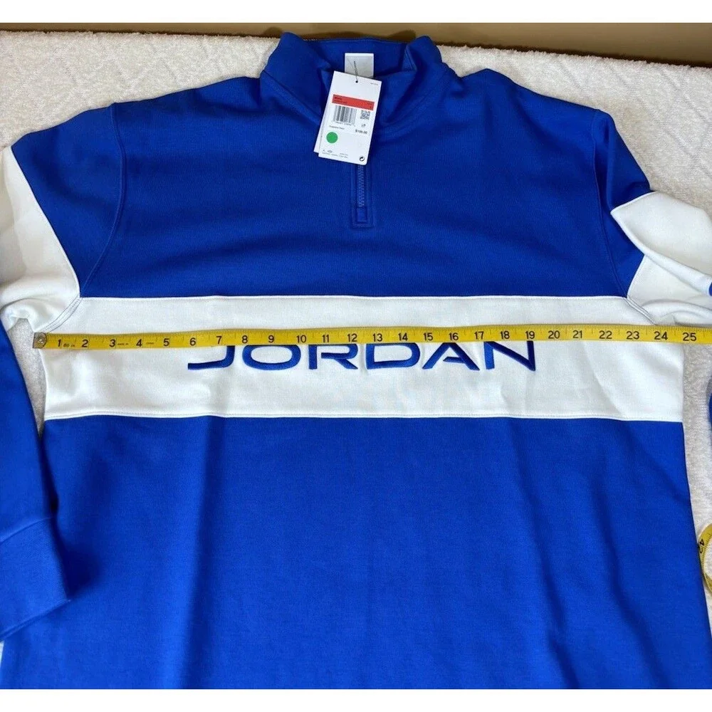 NWT Jordan Sport Dri Fit  1/4 Zip Golf Fleece Pullover Lightweight Size L   $100